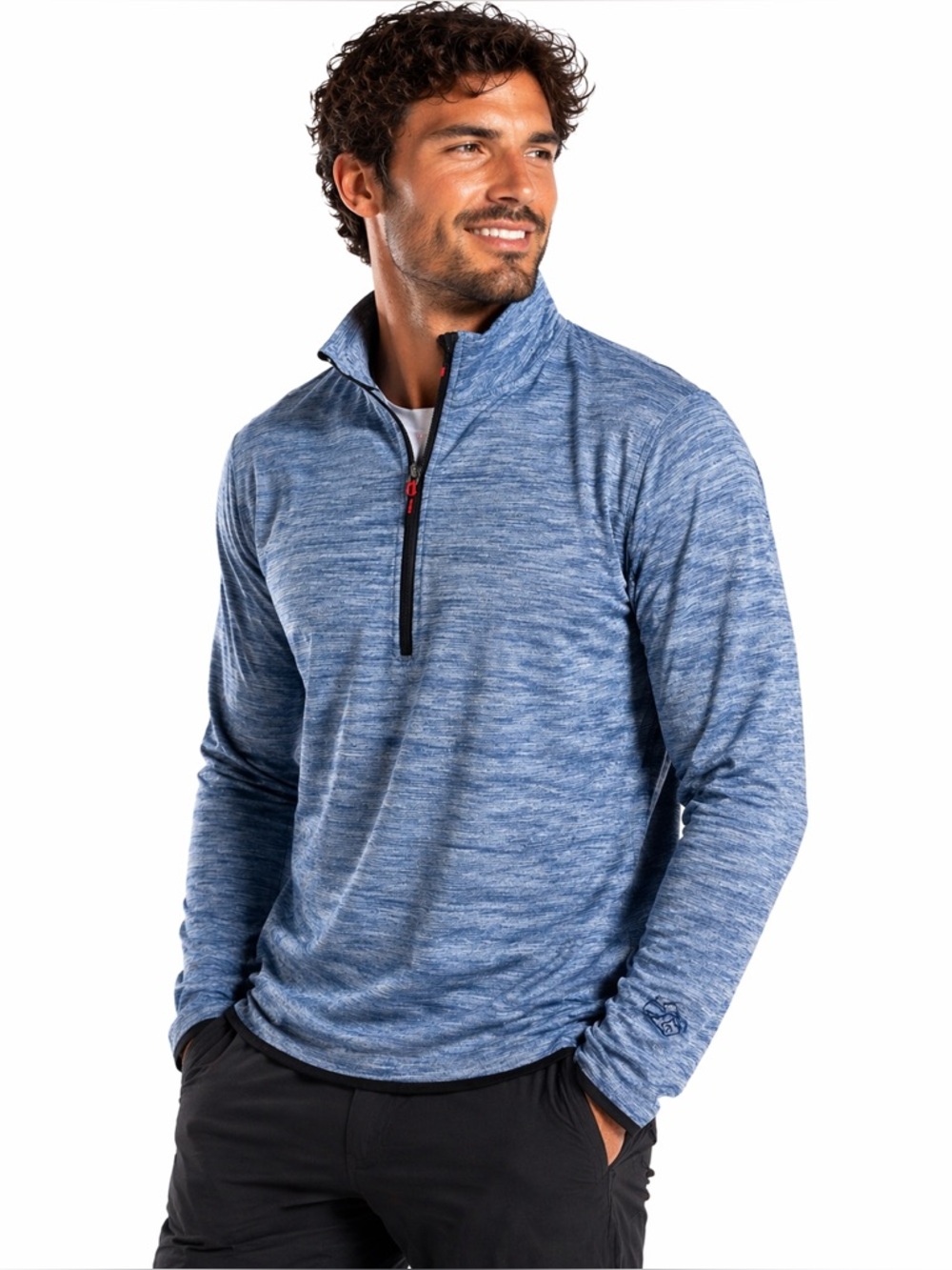 Avalanche Blue Quarter Zip‎ Pullover Medium Athletic Lightweight Jacket Gorpcore